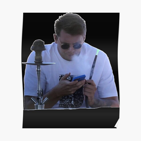 "Luka Doncic hookah Active " Poster for Sale by AlexanSmithz Redbubble