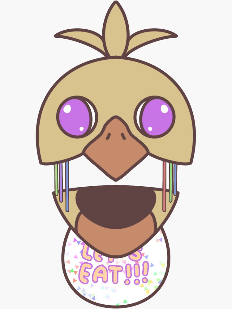 Withered chica artwork | Sticker