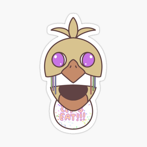 FNaF Withered Foxy Sticker for Sale by nyrofletcher