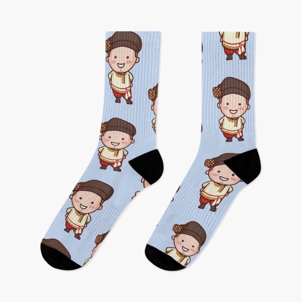 Item preview, Kawaii Cute Traditional Russian Groom Cartoon designed and sold by TwoTenDesign.