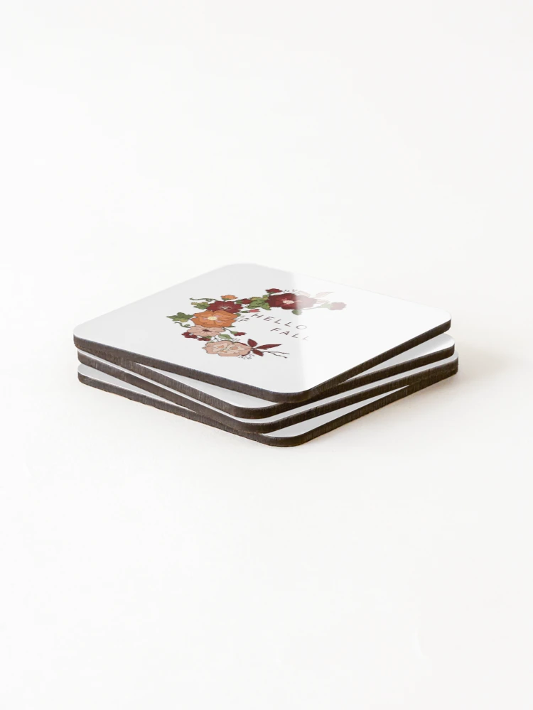Thumbnail 4 of 5, Coasters (Set of 4), Hello Fall designed and sold by GraphicsClub.