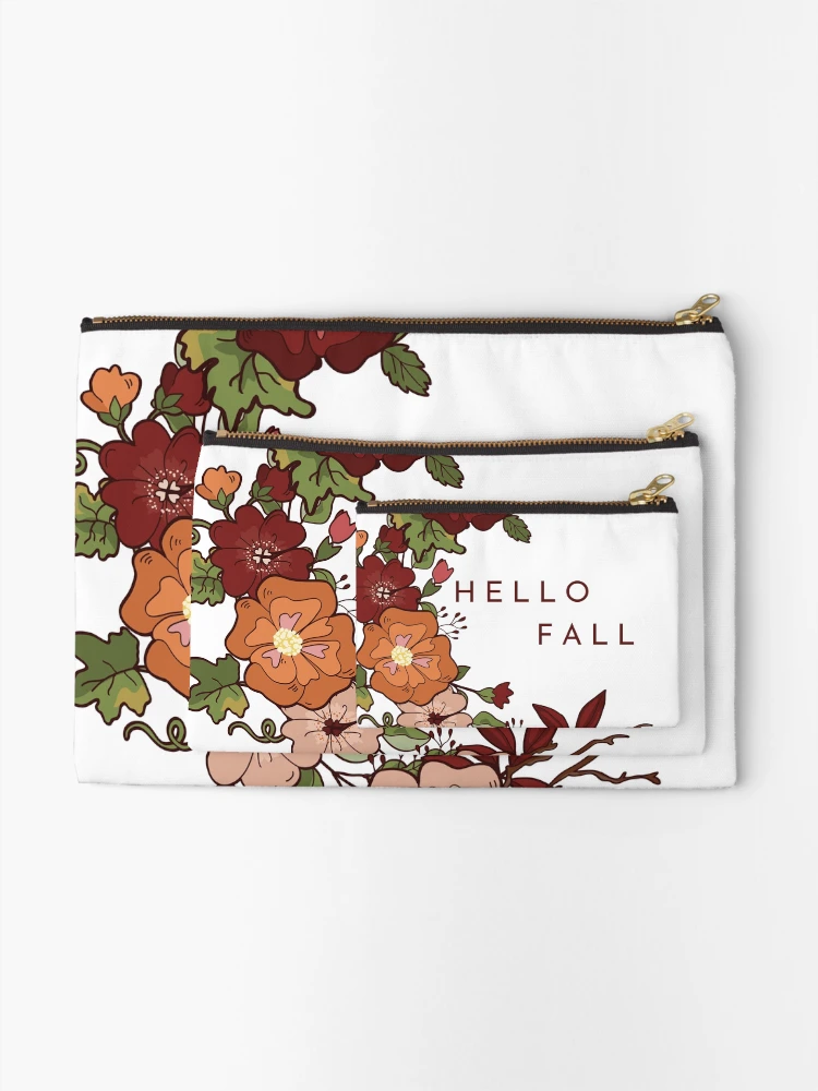 Thumbnail 2 of 4, Zipper Pouch, Hello Fall designed and sold by GraphicsClub.
