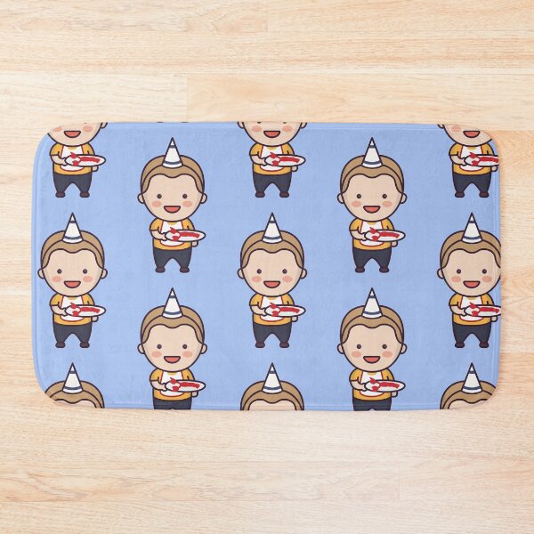 Item preview, Kawaii Cute Swedish Birthday Boy Cartoon designed and sold by TwoTenDesign.