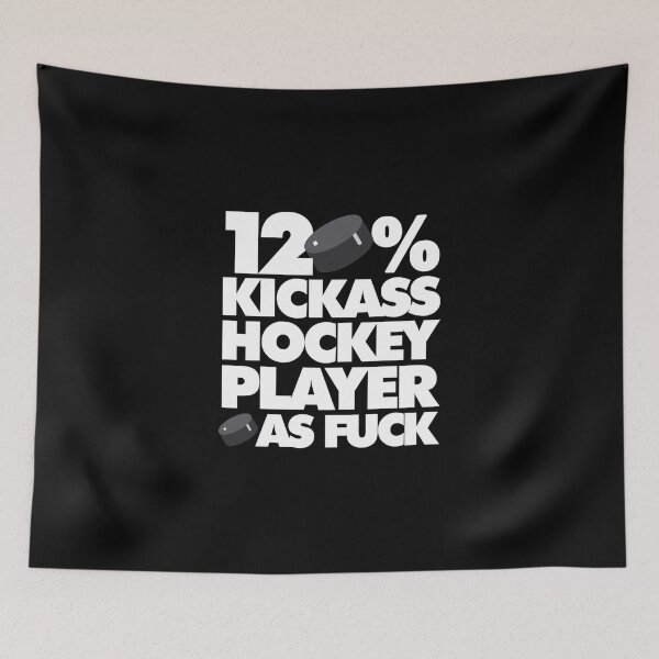 Item preview, 120 Kickass Hockey Player Af Funny Sticker designed and sold by opheimbyrneh.