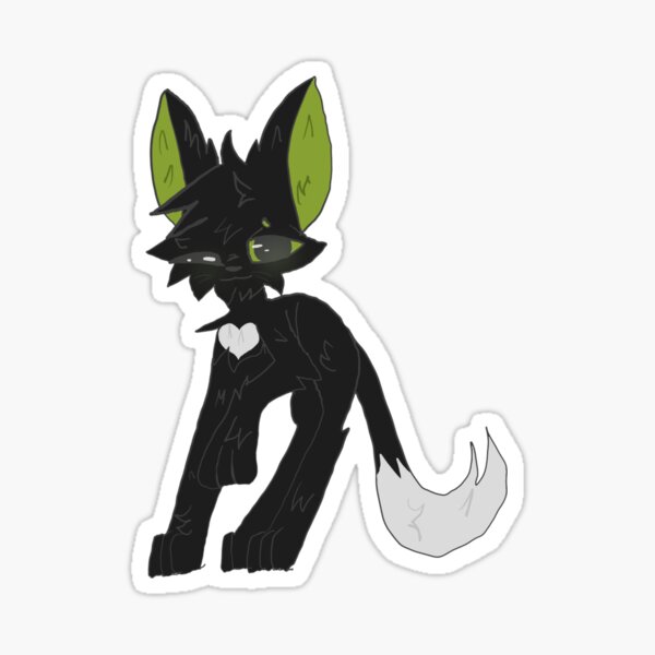 Ravenpaw - Warrior Cats SVG, PNG, JPG - Digital Sticker / Cake Topper /  Gift / Instant Download - 1 Digital Sticker