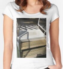 English Riviera Wheel Steps Women's Fitted Scoop T-Shirt