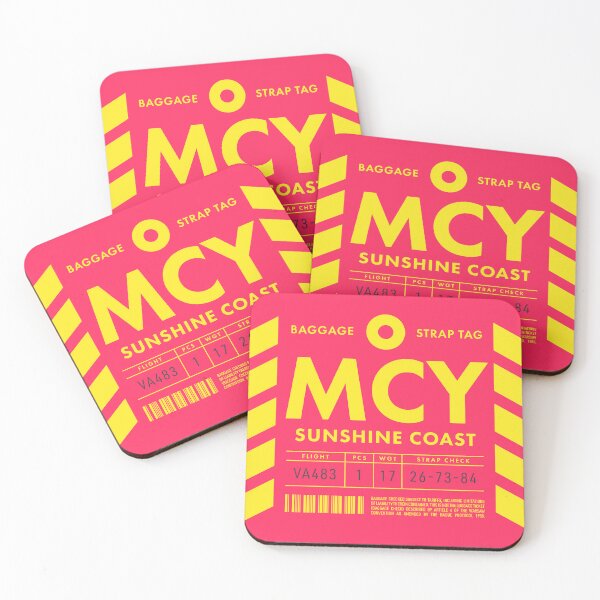 Item preview, Luggage Tag D - MCY Sunshine Coast Australia designed and sold by VoodooCircus.
