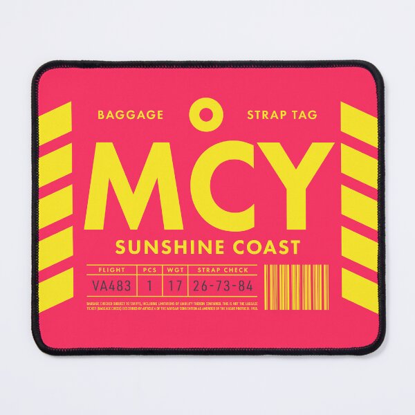Item preview, Luggage Tag D - MCY Sunshine Coast Australia designed and sold by VoodooCircus.