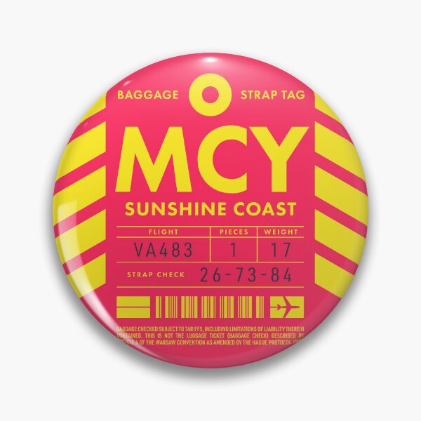 Item preview, Luggage Tag D - MCY Sunshine Coast Australia designed and sold by VoodooCircus.