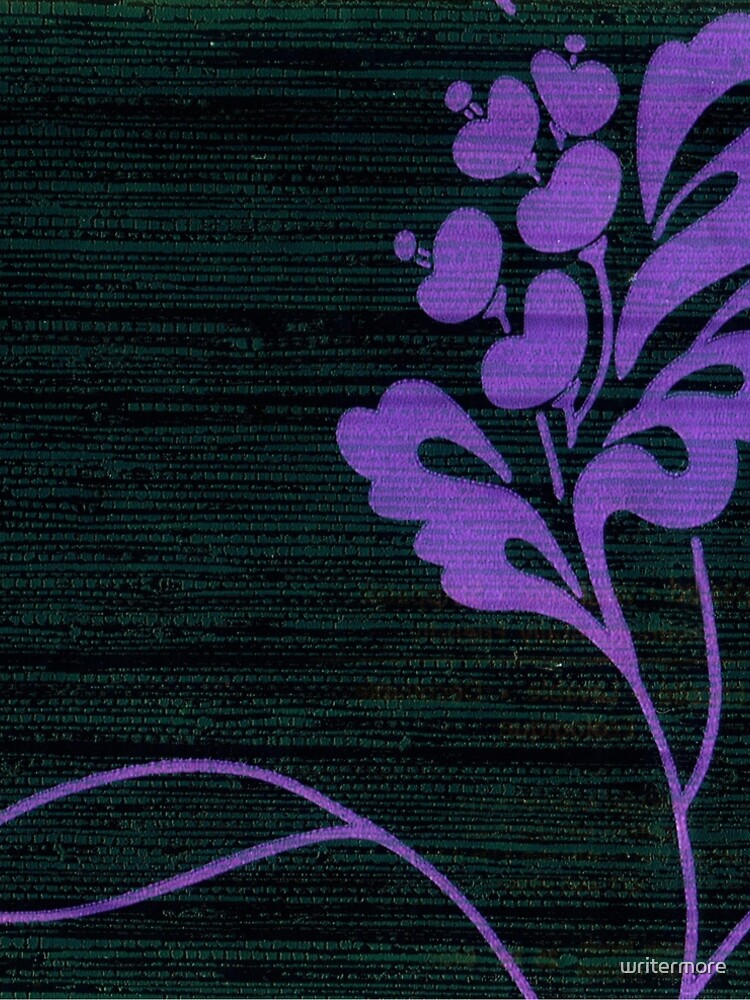 Purple Glamour on Black Weave by writermore