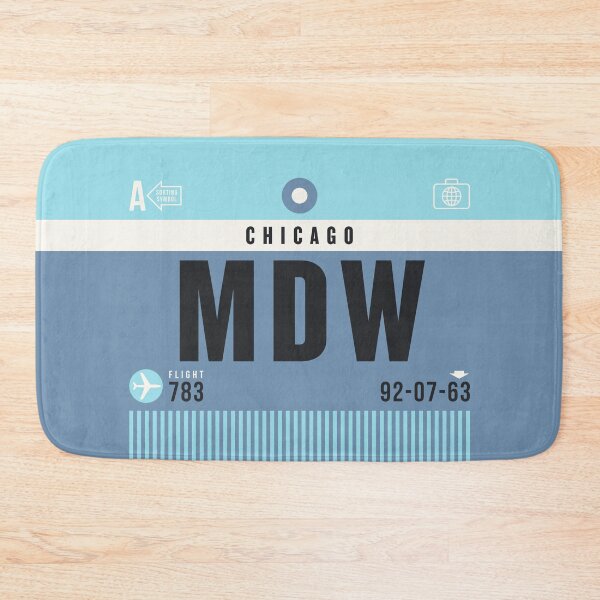 Item preview, Luggage Tag A - MDW Chicago USA designed and sold by VoodooCircus.