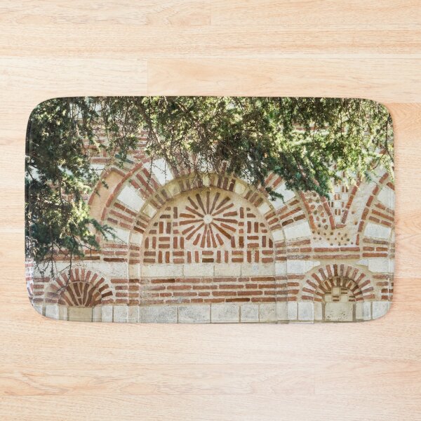 Item preview, Brickwork Like Embroidery - Byzantine Design of Red Bricks and White Stones designed and sold by Georgia Mizuleva.