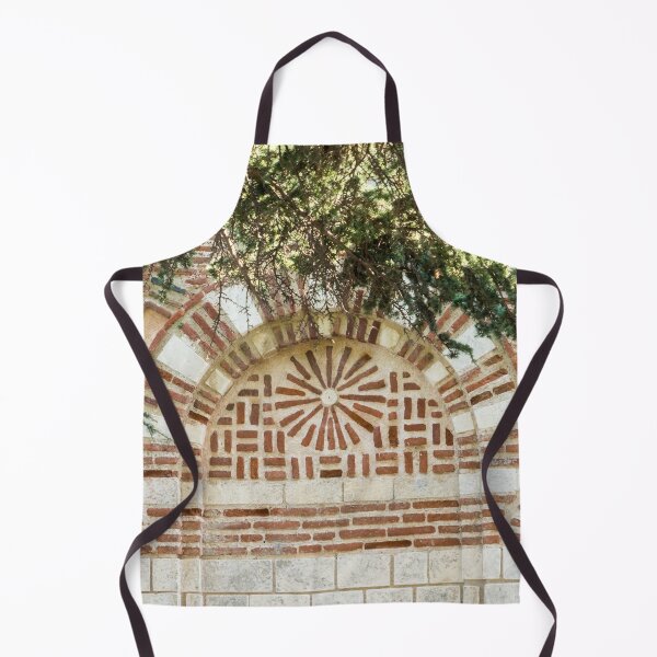Item preview, Brickwork Like Embroidery - Byzantine Design of Red Bricks and White Stones designed and sold by Georgia Mizuleva.