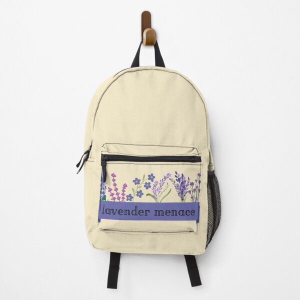 Item preview, Lavender Menace Flower Pride Ribbon designed and sold by Pink Ribbon.