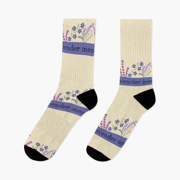 Item preview, Lavender Menace Flower Pride Ribbon designed and sold by Pink Ribbon.