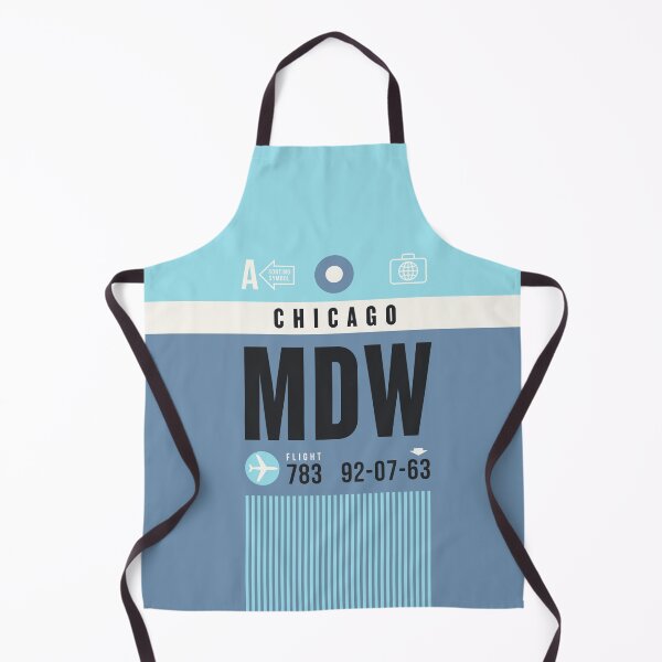 Item preview, Luggage Tag A - MDW Chicago USA designed and sold by VoodooCircus.