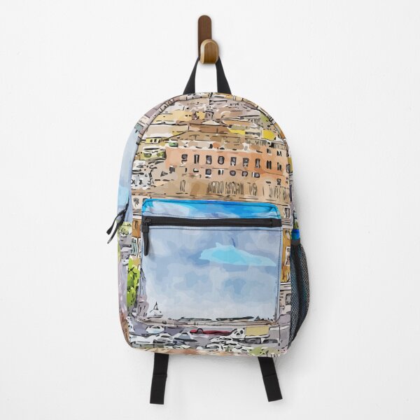 Item preview, Rome Italy Watercolor Sketch Paint Illustration designed and sold by KawaiiTops.