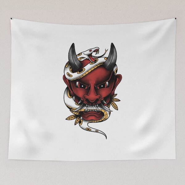 Item preview, Hannya japanese demon artwork designed and sold by noorshine.