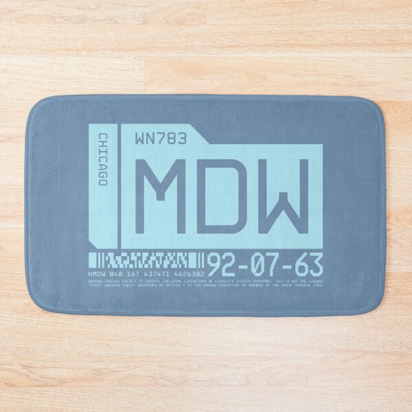 Item preview, Luggage Tag C - MDW Chicago USA designed and sold by VoodooCircus.
