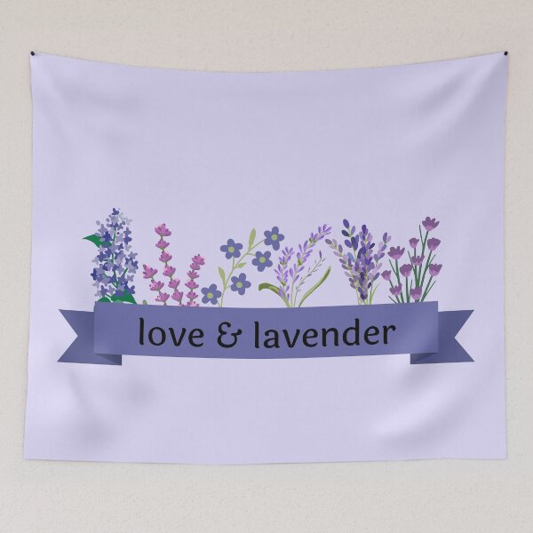 Item preview, Love And Lavender Floral Ribbon designed and sold by Pink Ribbon.