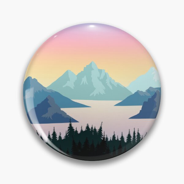 Item preview, Forest Mountain Sunset Diamond designed and sold by SJMexplores.