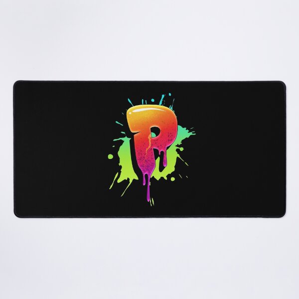 Item preview, Graffiti Letters P Letter Colorful Paint Splash Style designed and sold by ToTheNextLetter.