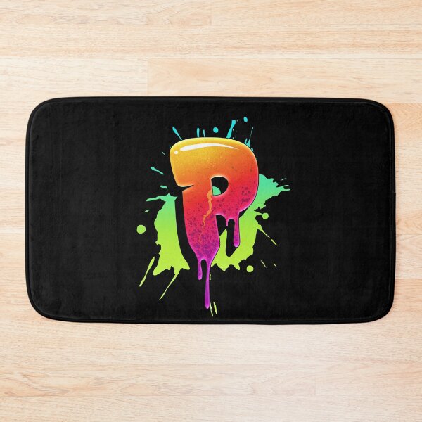 Item preview, Graffiti Letters P Letter Colorful Paint Splash Style designed and sold by ToTheNextLetter.