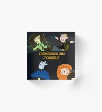 I Remember Kim Possible Acrylic Block