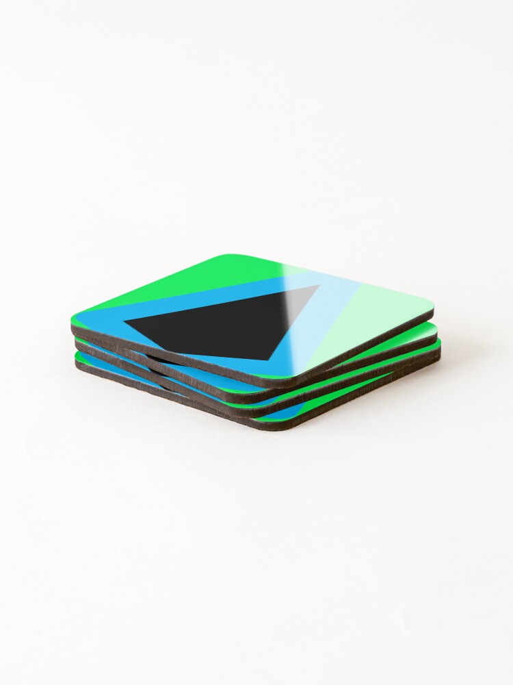 Thumbnail 4 of 5, Coasters (Set of 4), Pyramid Pattern designed and sold by WinArtDesigns.