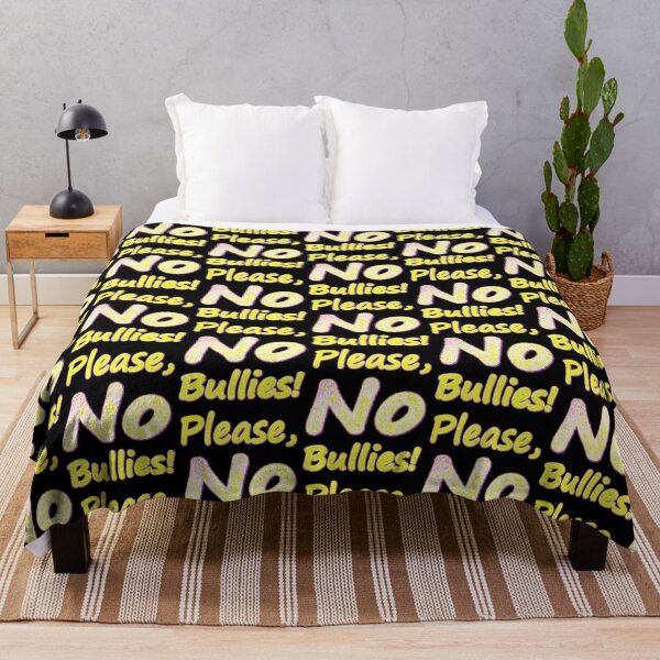 Item preview, "No Bullies" Cute Design. Buy Now designed and sold by Health And Fitness Posts e-Store.
