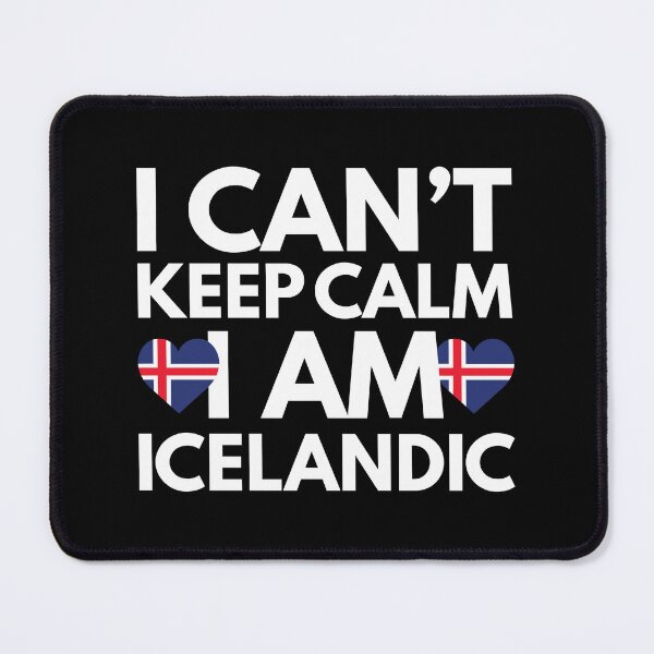Item preview, I Cant Keep Calm, I am Icelandic from Iceland designed and sold by HelloFromAja.