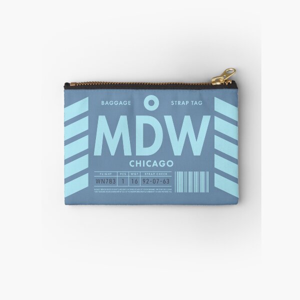 Item preview, Luggage Tag D - MDW Chicago USA designed and sold by VoodooCircus.