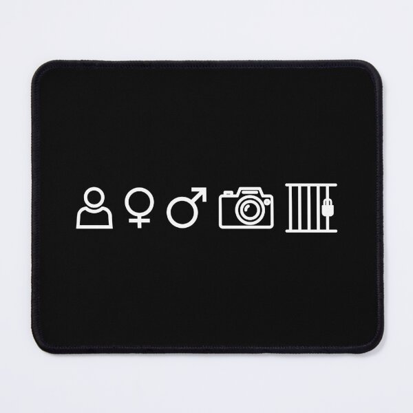 Item preview, Person Woman Man Camera Prison Funny Trump designed and sold by RosannaArt.