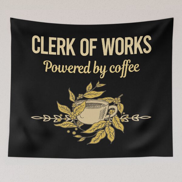 Item preview, Powered By Coffee Clerk Of Works designed and sold by toniabrendaom.