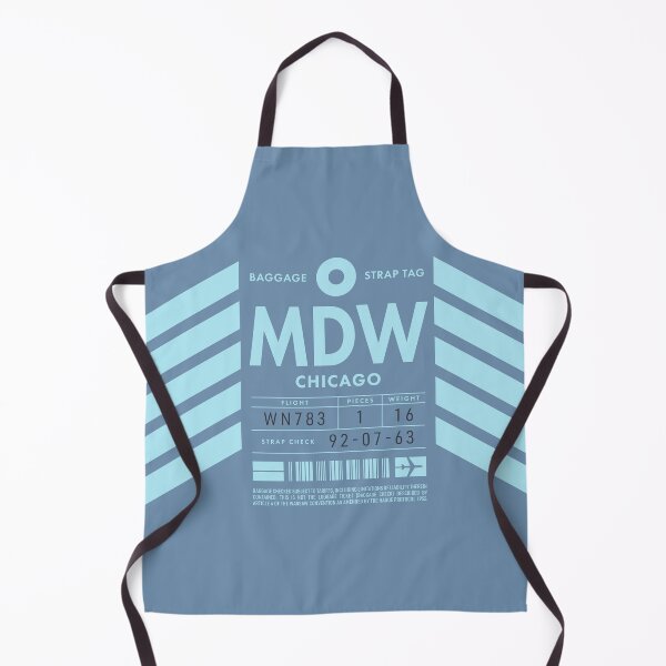 Item preview, Luggage Tag D - MDW Chicago USA designed and sold by VoodooCircus.
