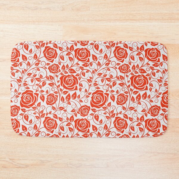 Item preview, pattern of red roses, designed and sold by LuFilu.