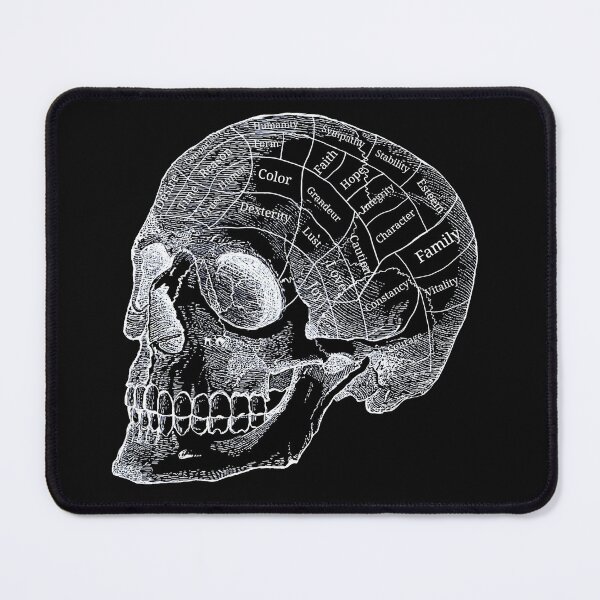 Item preview, Phrenology Skull designed and sold by ShayneoftheDead.