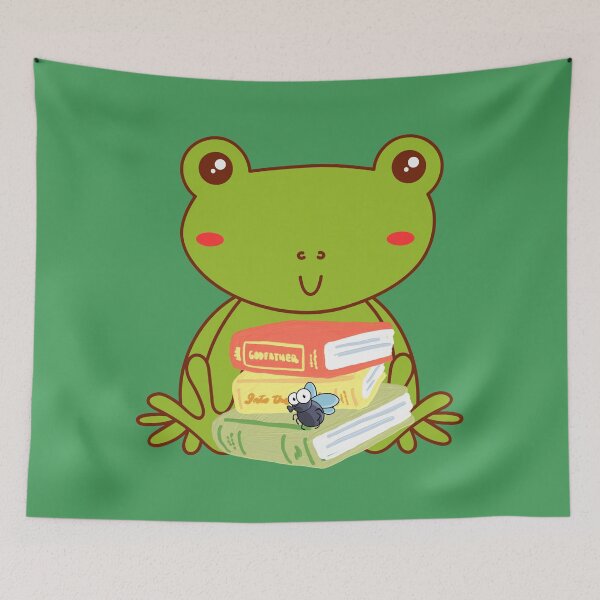 Item preview, Froggy Book Stack designed and sold by tmdaliggr.