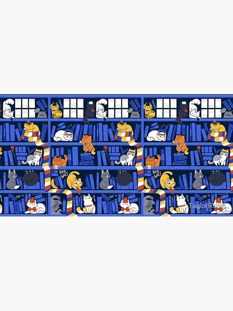 Thumbnail 5 of 5, Mouse Pad, Library Box Who designed and sold by TaylorRoss1.