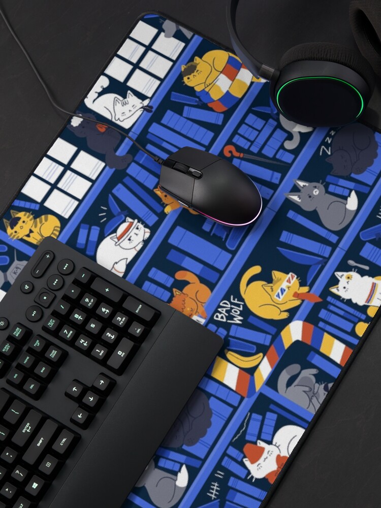 Thumbnail 4 of 5, Mouse Pad, Library Box Who designed and sold by TaylorRoss1.