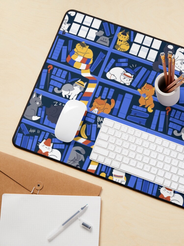 Thumbnail 3 of 5, Mouse Pad, Library Box Who designed and sold by TaylorRoss1.