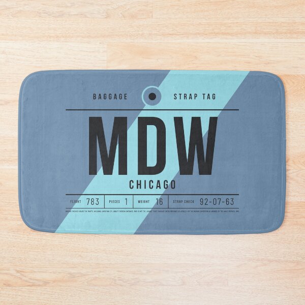 Item preview, Luggage Tag E - MDW Chicago USA designed and sold by VoodooCircus.