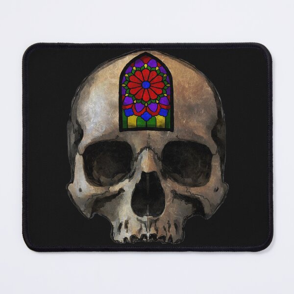 Item preview, Stained Window Skull designed and sold by ShayneoftheDead.