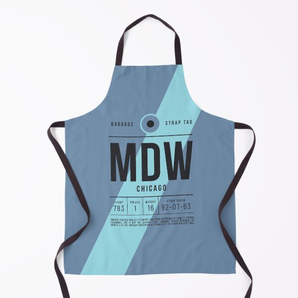 Item preview, Luggage Tag E - MDW Chicago USA designed and sold by VoodooCircus.