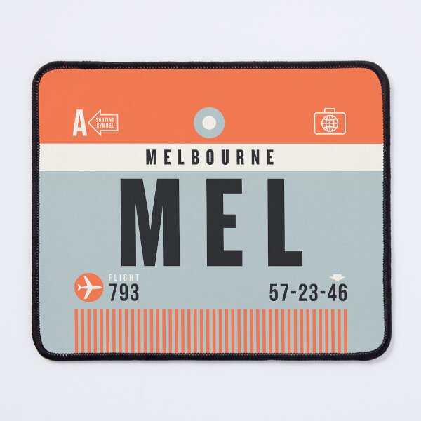 Item preview, Luggage Tag A - MEL Melbourne Australia designed and sold by VoodooCircus.