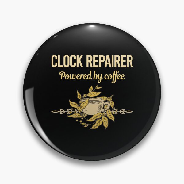 Item preview, Powered By Coffee Clock Repairer designed and sold by toniabrendaom.