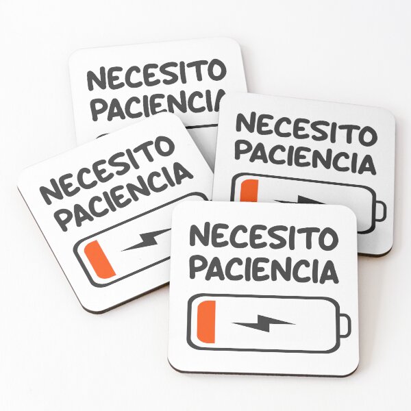 Item preview, Copy of Necesito Paciencia No Patience Low Battery Sarcastic Saying designed and sold by grinta2021.