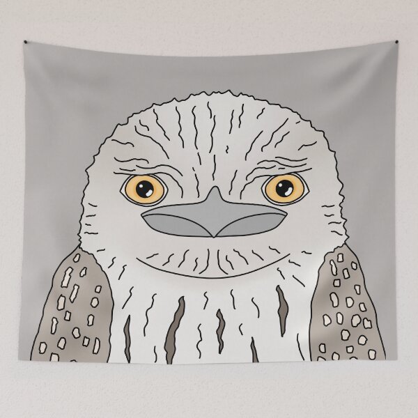 Item preview, Tawny Frogmouth Bird Head designed and sold by BundaBear.