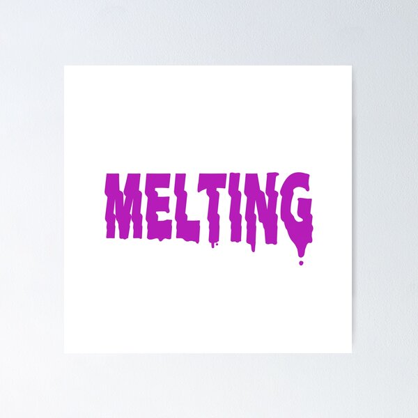 Item preview, Melting - Hot Pink designed and sold by PlatypusDoodles.