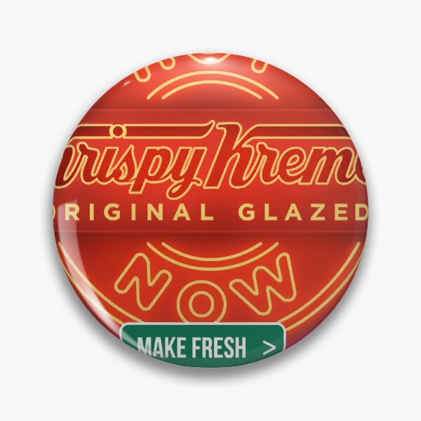 Item preview, Circular Krispy Kreme Logo Merchandise  designed and sold by BryanieshaHills.